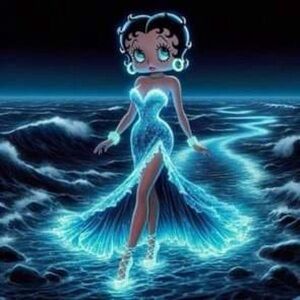 Luminescent Betty Boop DIY 5D Full Round Drill Diamond …